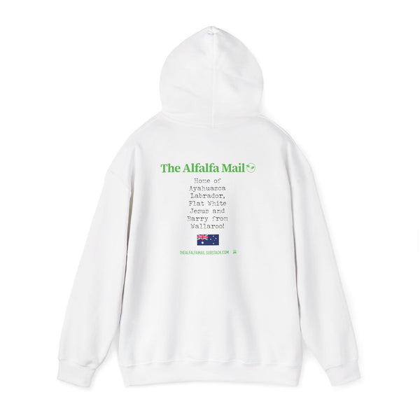 Hoodie — 'The Album: Mail' Vintage Collage Graphic Pullover