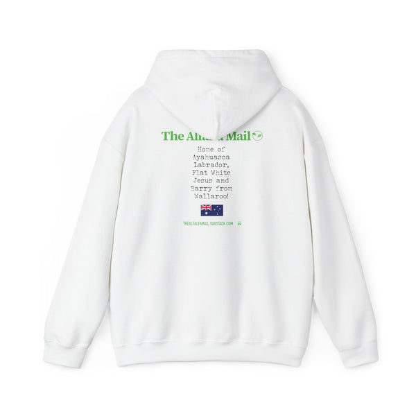 Hoodie — 'The Album: Mail' Vintage Collage Graphic Pullover