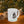 Inspirational Circle Photo Ceramic Mug — 'Love, Peace, Laugh' Personalized 11oz/15oz
