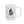 Inspirational Circle Photo Ceramic Mug — 'Love, Peace, Laugh' Personalized 11oz/15oz